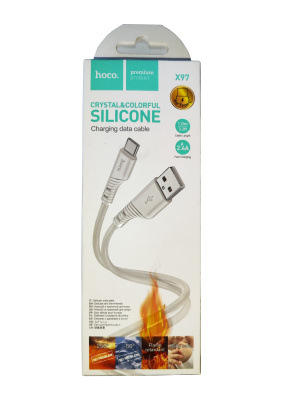 Кабель Hoco X97 Type-C White (100см)